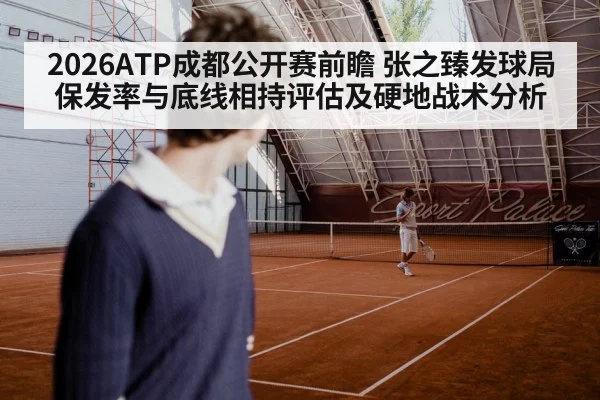 tennis player serving hard court